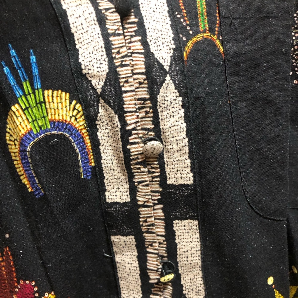 Colorful Patterned Long Farm Rio Dress - Picture 5 of 10